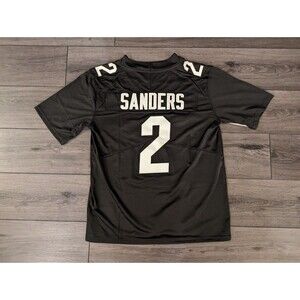 Shedeur Sanders #2 Colorado Buffaloes Black Football Jersey Small